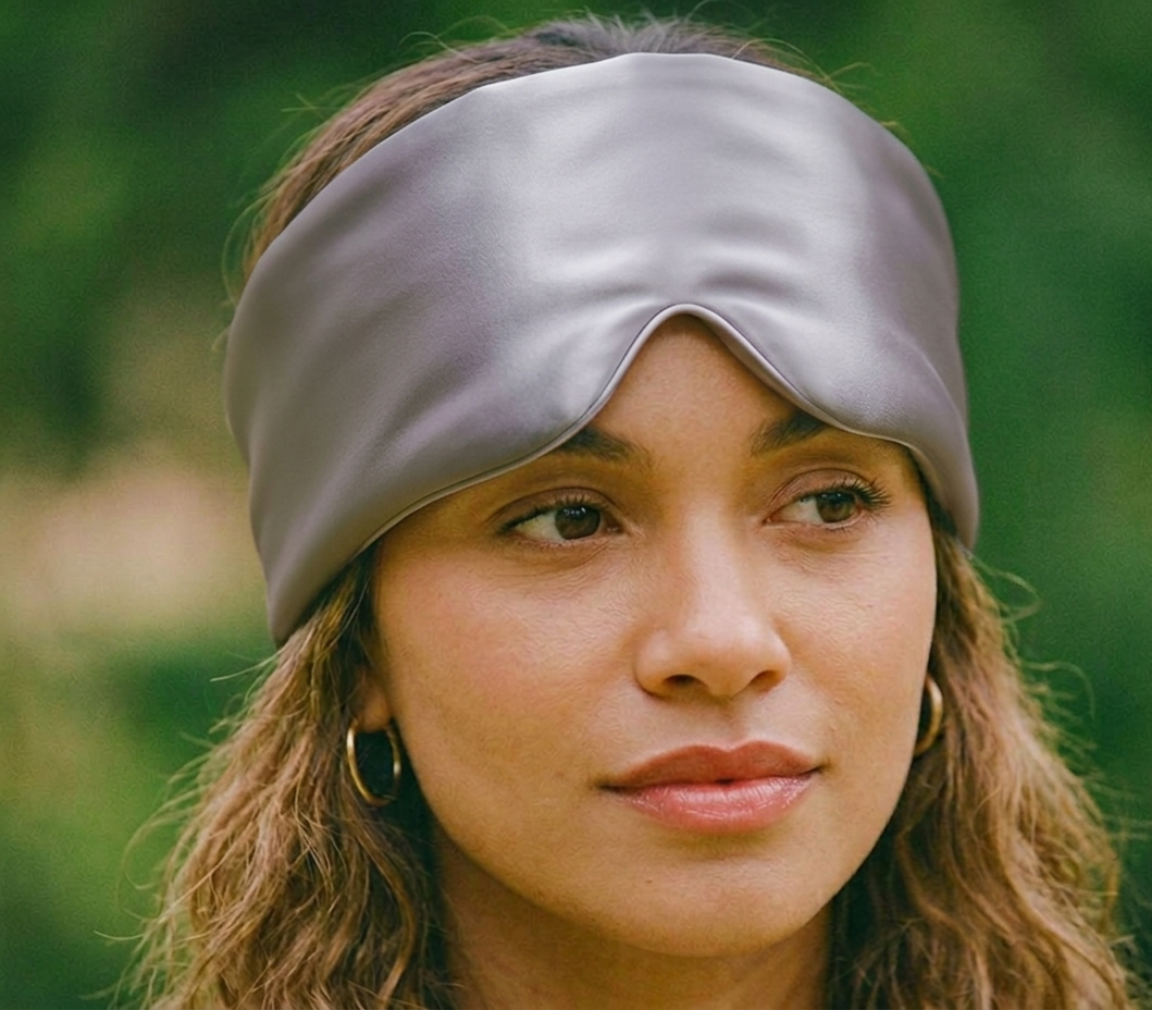 Masque de nuit en soie de mûrier