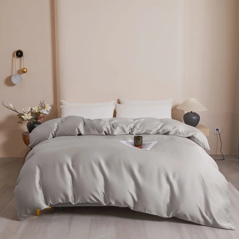 Housse de couette en soie de mûrier