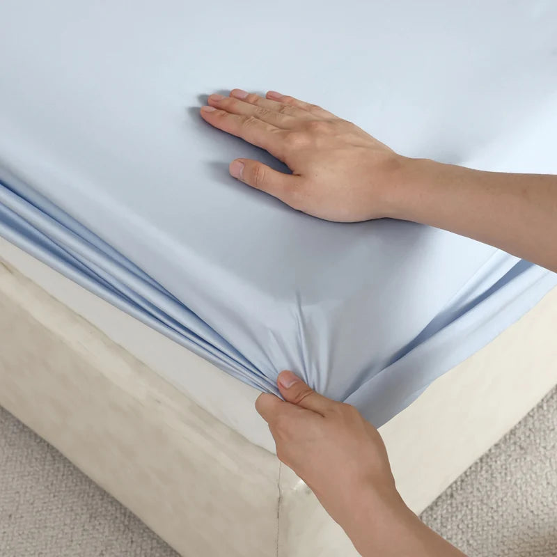 Drap housse en soie de mûrier