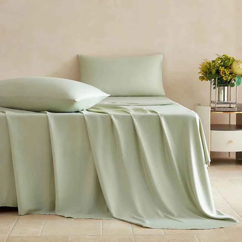Drap plat en soie de mûrier