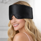 Masque de nuit en soie de mûrier