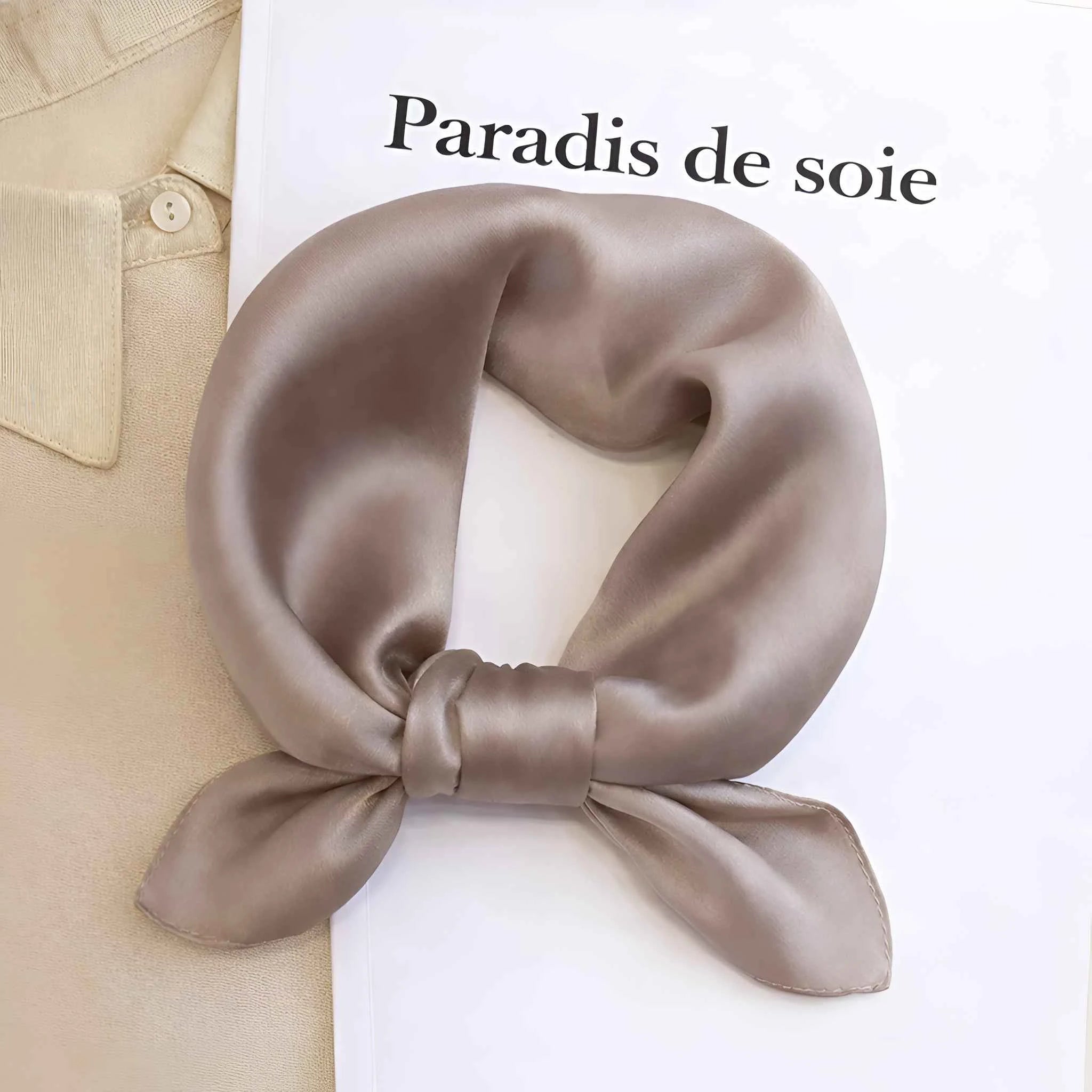 Foulard en soie de mûrier