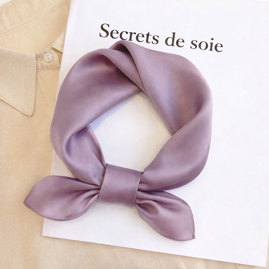 Foulard en soie de mûrier