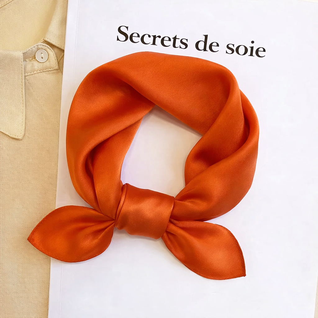 Foulard en soie de mûrier