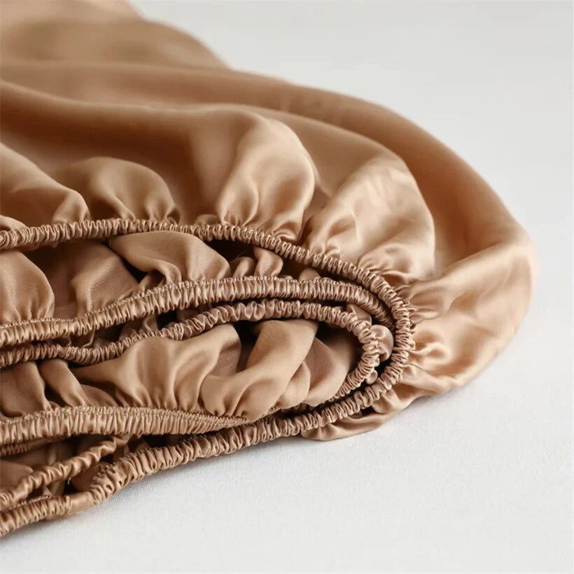 Drap housse en soie de mûrier
