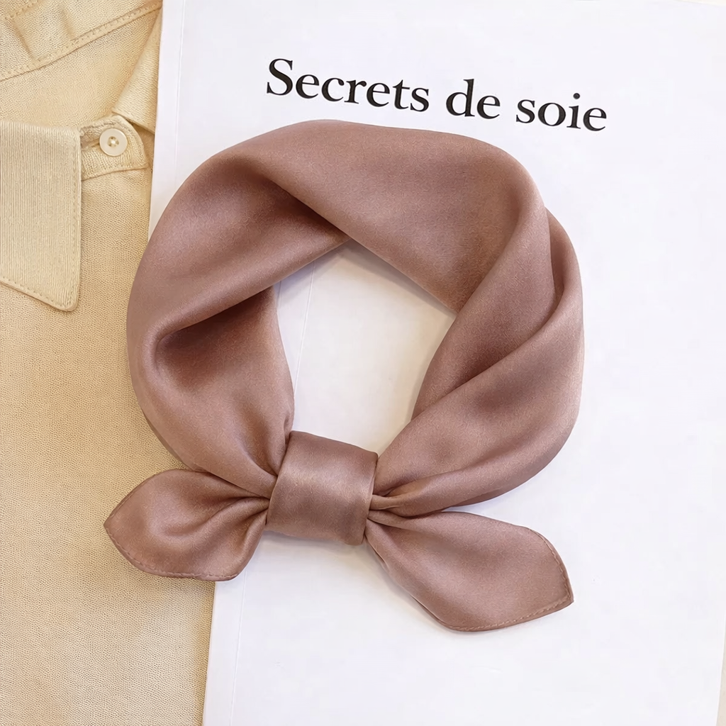 Foulard en soie de mûrier